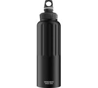 Sigg - Gourde Sport En Aluminium - WMB Traveller Noir - Convient Aux Boissons Gazeuses - Étanche & Légère - Sans BPA - 1,5L