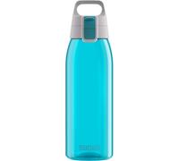 Sigg - Gourde Transparente en Tritan - Total Color Aqua - Convient Aux Boissons Gazeuses - Lavage Au Lave-Vaisselle - Étanche & Poids Plume - Sans BPA - Sport, Camping, Randonnée - Bleu - 1L