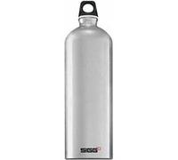 Sigg - Gourde Aluminium - Traveller Alu - Certifiée Neutre En CO2 - Convient Aux Boissons Gazeuses - Étanche & Légère - Sans BPA - Pour Sport, Camping, Randonnée - Aluminium - 1L
