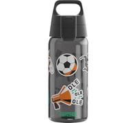 Sigg Gourde Tritan Renew pour enfant - Total Color ONE Kids Ole Ole - Convient pour les boissons gazeuses - Passe au lave-vaisselle - Anti-fuite - Sans BPA - Sport et école - Gris - 0,5 l