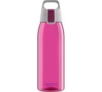 Sigg - Gourde Transparente en Tritan - Total Color Berry - Convient Aux Boissons Gazeuses - Lavage Au Lave-Vaisselle - Étanche & Poids Plume - Sans BPA - Sport, Camping, Randonnée - Rose - 1L