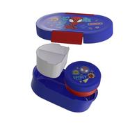 Sigg - LUMO Kids Boîte à déjeuner Disney Spidey Plus - Bac intérieur et boîte à goûter anti-fuite - Passe au micro-ondes et au lave-vaisselle - Sans BPA - Légère - Pour l'école, la crèche et les