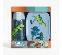Sigg LUMO Kids Set Dinosaurs - Gourde Viva One pour enfant 0,5 l et boîte à déjeuner LUMO Kids 0,8 l - Passe au micro-ondes et au lave-vaisselle - Sans BPA - Légère - Pour l'école, la crèche et les