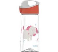 SIGG Gourde enfant Miracle Puppy Friend 450 ml – paille Tritan, sans BPA – Orange