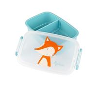 sigikid 25365 Boîte à déjeuner renard avec séparateur, sans BPA, sûre, légère, recommandée pour les enfants à partir de 1 an