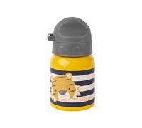 Sigikid 25376 Gourde en acier inoxydable Tigre 250 ml recommandée pour les enfants à partir de 1 an, robuste, anti-fuite, incassable