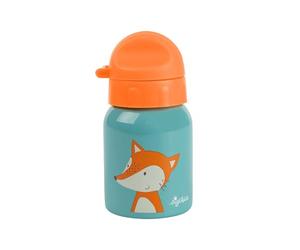 sigikid- Animaux Gourde en INOX Renard, 24994, Bleu