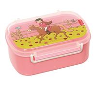 SIGIKID Fille, Boîte à Goûter avec Motifs Colorés, Gina Galopp, Rose, 25006
