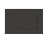 Sigma30 Plaque de déclenchement double touche, Noir mat (Sigma30-S)