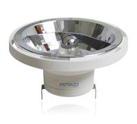 SIGMALED LIGTHING - SPOT LED AR111 G53 14W (équivalent 110W halogène) - 1000 lumens - Blanc Chaud 3000K - 12V DC/AC - Ampoule AR111