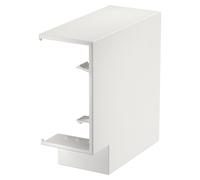 SIGNA BASE angle plat 70x130, RAL9010 - Coude plat pour conduits de câbles pour le raccordement d'équipements...