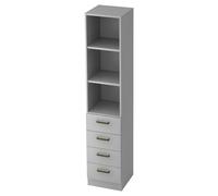 SIGNA G 7600 poignée striée en plastique Gris