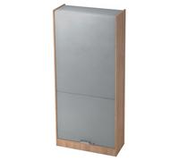 SIGNA R 90 poignée chrome métal Noyer/Argent