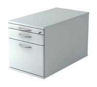 SIGNA TC20 BM - Caisson bureau sur roulettes Gris poignée arche métal