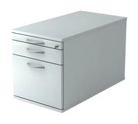 SIGNA TC20 - Caisson bureau sur roulettes poignée arche métal Gris
