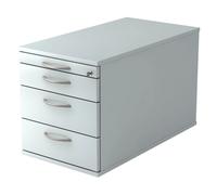 SIGNA TC30 - Caisson bureau sur roulettes poignée arche métal Gris