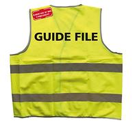 Signalétique.biz France GILET DE SIGNALISATION GUIDE FILE (WC1390GF) - Jaune - XL - -
