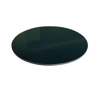 Signalétique.biz France - Panneau Aluminium Composite Rond Noir - Diamètre 250 mm - Style Minimaliste