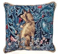 Signare Art Coloré Taie d'oreiller 45x45cm de Tapisserie pour Canapé Lit Chaise Siège Salon - William Morris/The Fox CCOV-Art-Morris-6