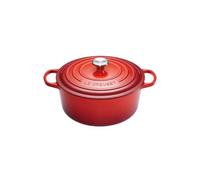 Le Creuset Cocotte Signature en fonte émaillée ronde 24 cm 4,2 L, Cerise