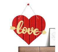 Signe de Bienvenue du cœur - Panneau de Cintre de Porte de la Saint-Valentin, décoration de Porte en Papier de cœur Rouge | Happy Valentine's Day Front Door Signe pour la Maison, la fête, Le b