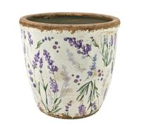 Signes Grimalt - Jardinière en céramique lavande idéale pour la maison, la décoration de jardin et les cadeaux originaux