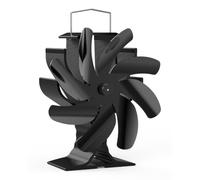 Signstek Ventilateur Poele à Bois, Ventilateur Alimenté à la Chaleur, Économie d'Énergie, Silencieux pour Poêle à Bois/Cheminée/Gaz/Bûche de Poêle