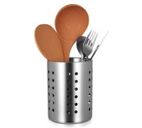 SiGuLiKeJi 2 Pcs Pot Ustensiles Cuisine, Egouttoir Couverts Cuisine évier, Pot à Ustensiles en Acier Inoxydable, Porte Couverts Cuisines pour Ranger Vaisselle et Couvert