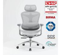 Chaise de bureau ergonomique SIHOO Doro C300 avec accoudoirs 3D, soutien lombaire auto-ajustable et dossier en maille respirante