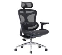 SIHOO Doro C300 Chaise Bureau Ergonomique, Support Lombaire Dynamique, Noir | Accoudoirs 3D Ultra Doux, Dossier Inclinable et Réglable (Hauteur), Siège Pivotant, Grande Assise, Adapté au Télétravail