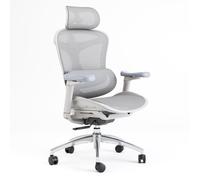 SIHOO Doro C300 Chaise de Bureau Ergonomique avec Soutien Lombaire Dynamique,Accoudoirs et Dossier Réglables 3D Blanc