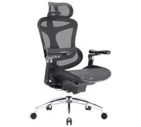 SIHOO Doro C300 Pro Chaise Bureau Ergonomique avec accoudoirs Ultra-Doux 6D, Soutien Lombaire Dynamique et Ajustement de la Profondeur du siège pour Le Bureau à Domicile (Noir)
