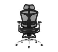 SIHOO Doro C300 Pro Chaise de Bureau ergonomiqueavec accoudoirs 6D Ultra-Doux, Soutien Lombaire Dynamique, réglage de la Profondeur d'assise, Expédiée en 2 Colis, Noir (150 kg)