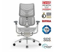 SIHOO Doro S300 blanc - Chaise ergonomique - Accoudoirs 6D - Soutien lombaire dynamique