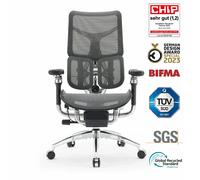 SIHOO Doro S300 noir - Chaise ergonomique - Accoudoirs 6D - Soutien lombaire dynamique