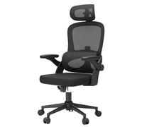 SIHOO M102C Chaise Bureau Ergonomique Maille, Dossier Haut, Accoudoirs 3D | Soutien Lombaire Réglable Vertical, Chaise Bureau Ordinateur Rotative, Conçue pour un Confort Toute la Journée, Noir