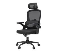 SIHOO M102C Chaise de Bureau Ergonomique en Maille, Dossier Haut, Accoudoirs 3D, Support Lombaire Haut et Bas, Pivotante, Noir