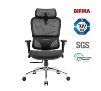 SIHOO M56B Fauteuil ergo dossier haut à soutien lombaire 3D