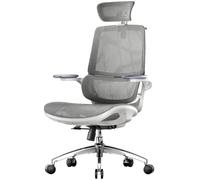 SIHOO M59AS Chaise de Bureau Ergonomique, avec accoudoirs 3D relevables, Double Dossier, Soutien Lombaire Dynamique adaptatif et Maille, idéale pour Le Bureau à Domicile.