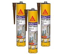SIKA 11 FC Purform Marron, Mastic, joint et collage multi-usages, mastic-colle multi-supports, intérieur et extérieur (sikaflex 11 FC+), 300ml (Lot de 3)