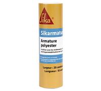 SIKA - Armature étanchéité carrelage/tuiles - Sikarmature Blanc 10m x 20cm | Combler les joints et les fissures - Renfort et réparation de carrelage