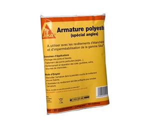 SIKA - Armature renfort angles - Sikarmature - Blanc - 10m x 20cm | Combler les joints et les fissures - Renfort et réparation de carrelage