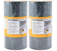 SIKA - Bande d'étanchéité autocollante pour la réparation de toiture/gouttière Multiseal Gris-vert (RAL 7009) - Multisupports - Résistant aux UV/Déchirure - Peut-être peint - 300mm x 10m
