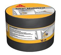 SIKA - Bande d'étanchéité autocollante pour la réparation de toiture/gouttière - Sika Multiseal Gris Vert - Multisupports - Résistant aux UV/Déchirure - Pose facile - Peut-être peint - 100mm x 10