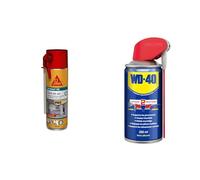 SIKA Boom 128 Tout en un, Mousse polyuréthane expansive Spécial Moyen Format : Expansion 20L & WD-40 • Produit Multifonction • Spray Double Position • Sans Silicone • Non Conducteur