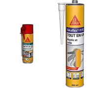 SIKA Boom 128 Tout en un, Mousse polyuréthane expansive Spécial Petit Format : Expansion 11L, 250ml, Blanc & lex 11 FC Purform Blanc, Mastic, joint et collage multi-usages, 300ml