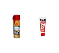 SIKA Boom 128 Tout en un, Mousse polyuréthane expansive Spécial Petit Format & Sader Rebouche Tout - Enduit de Rebouchage Intérieur Prêt à l’Emploi - Tous Supports - Rebouchage et Égalisation