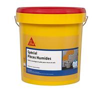 SIKA - Colle à carrelage en pâte - Murs et Sols Intérieur - (D2-ET) - SikaCeram Cuisine et Bain Spécial Pièces Humides Blanc - Maintien Immédiat - 25kg