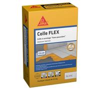 Sika Colle à carrelage SikaCeram 200 FLEX, double consistance, sans poussières, Blanc 5 kg