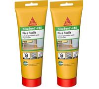SIKA - Colle acrylique d’agencement - SikaBond-240 Fixe Facile, Blanc, 70g (Lot de 2)